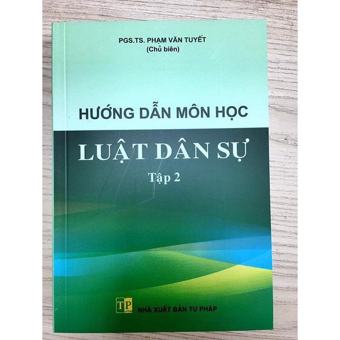 Sách - Hướng dẫn môn học Luật dân sự Tập 2 (NXB Tư pháp)