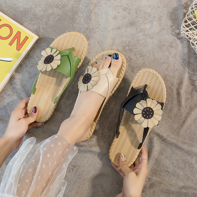 [Tặng dây giày] [QUÀ TẶNG] Dép Hoa Cúc siêu kute