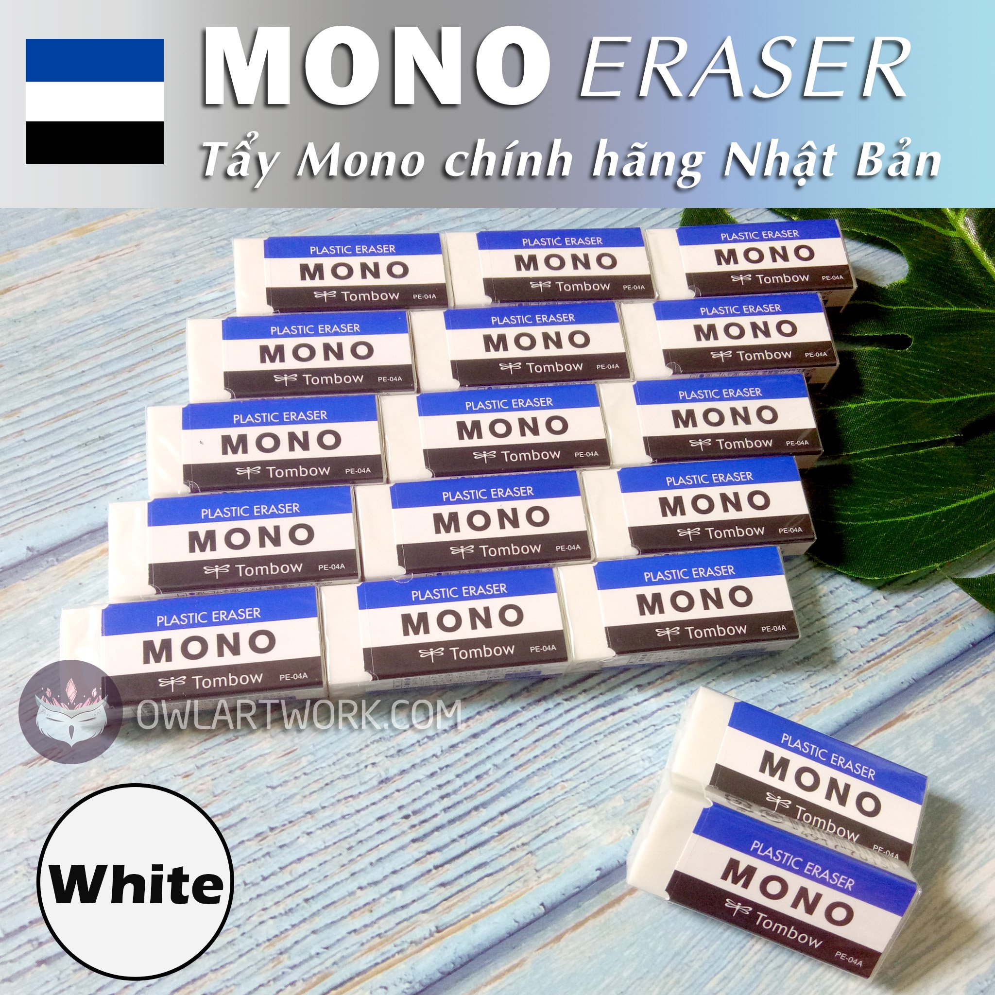 Gôm Tẩy Tombow Mono các loại