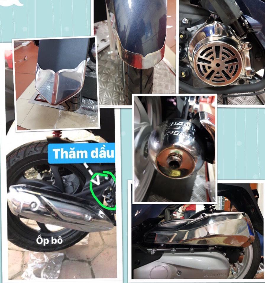 ốp trang trí vision 2020-2014 inox loại 1(7 món)