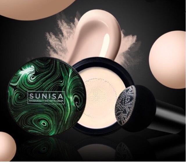 Phấn nước Sunisa kèm cọ mút tán kem