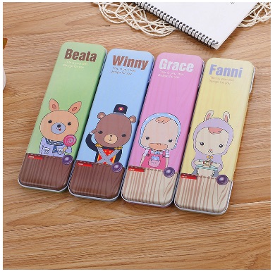 Hộp bút sắt siêu cute