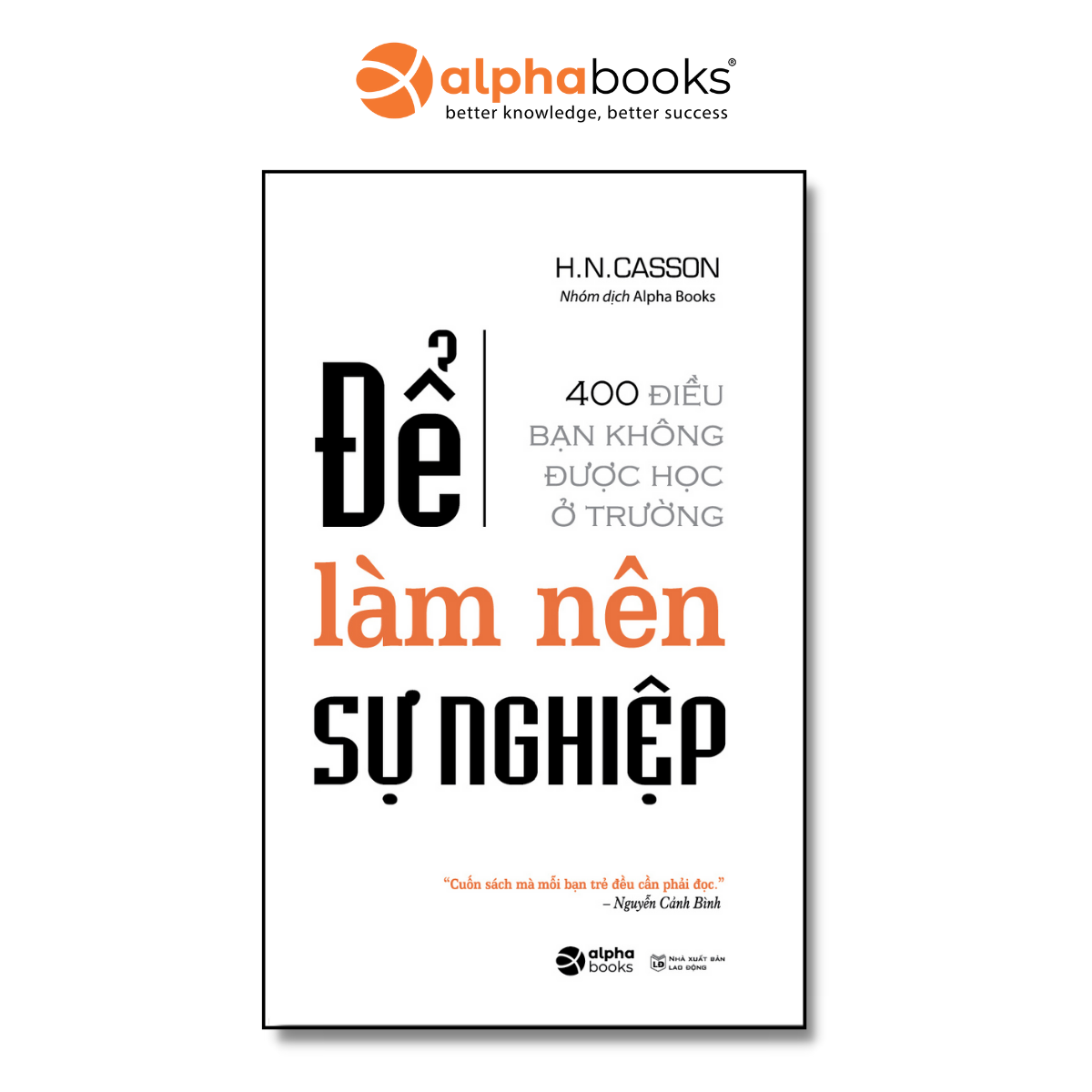 Sách - Để làm nên sự nghiệp