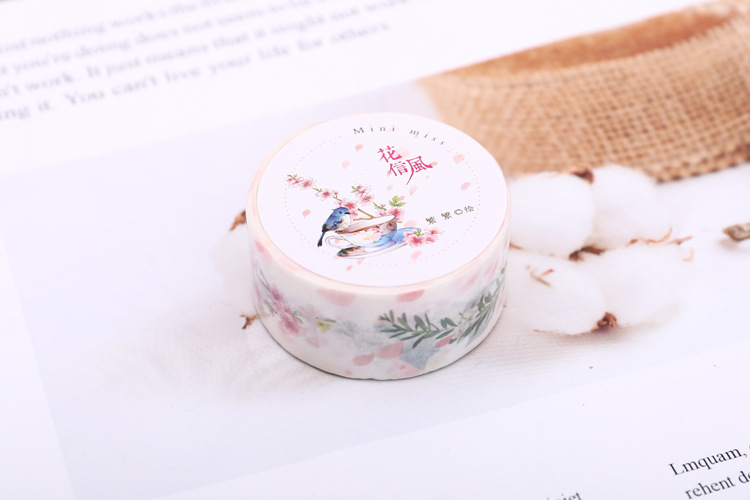 Băng keo trang trí - Washi tape mini miss ( trang trí sổ tay - sổ planner )