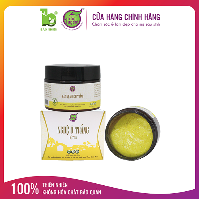 Mặt Nạ Nghệ Ủ Trắng Cung Đình
