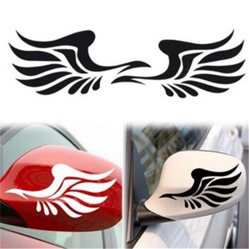 Decal dán kính chiếu hậu hình đôi cánh