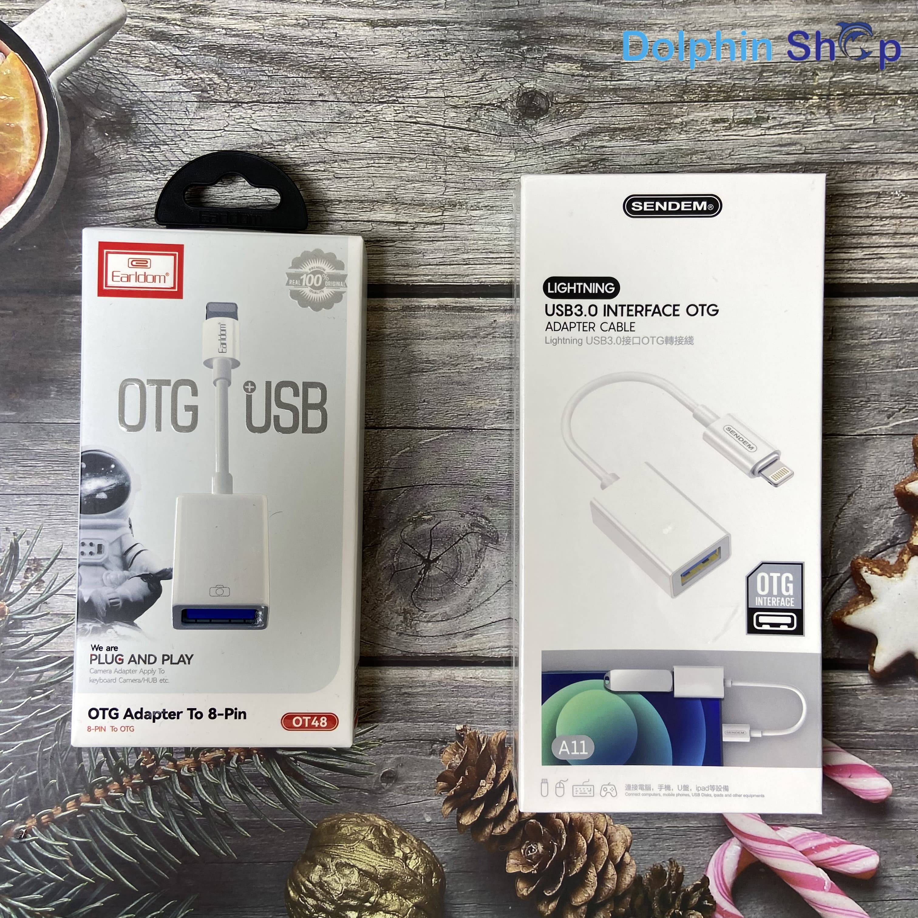 Otg Port for Iphone, iPad Earldom Ot48 / Sendem A11 Converts from Lightning to USB