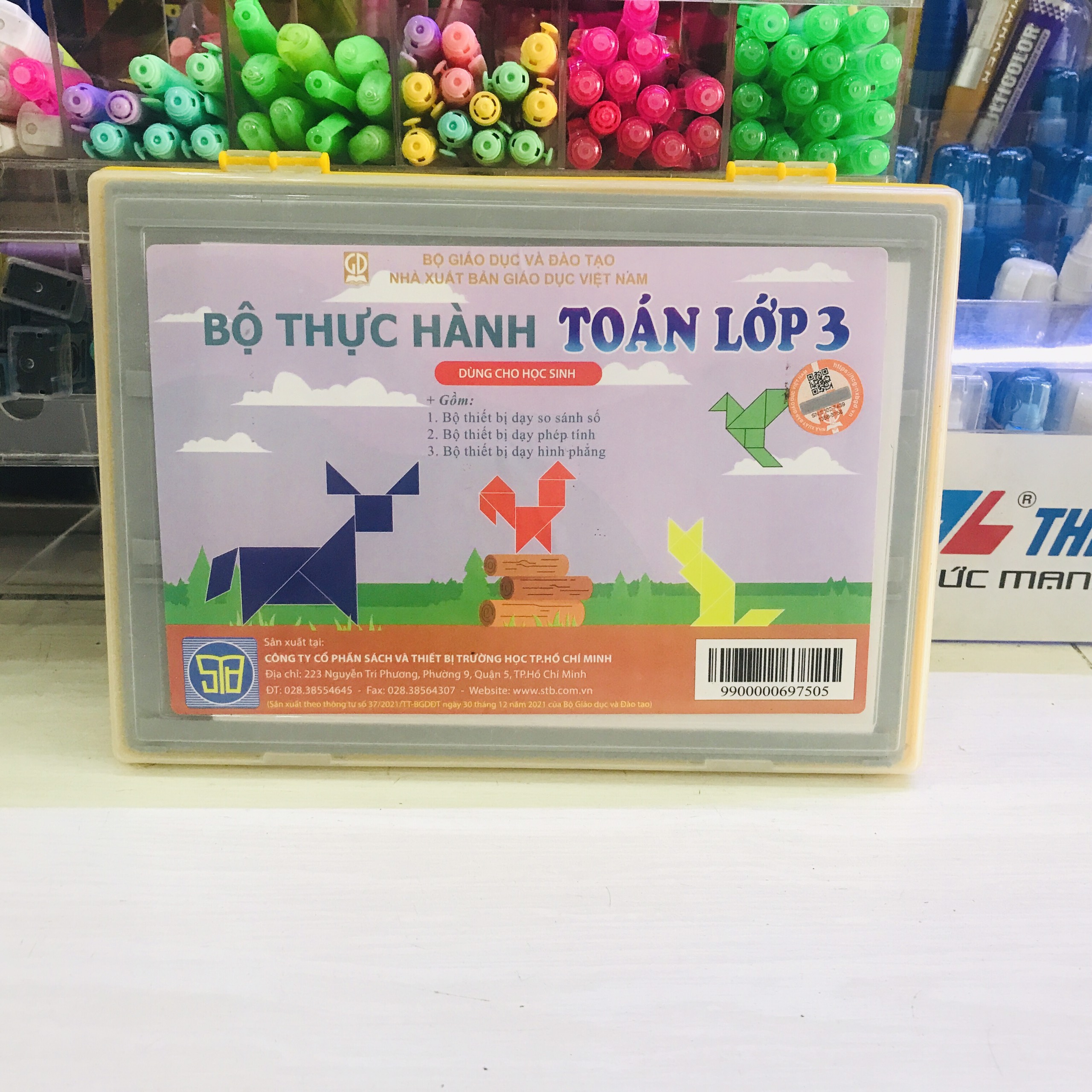 [HCM]Bộ thiết bị thực hành môn toán lớp 3