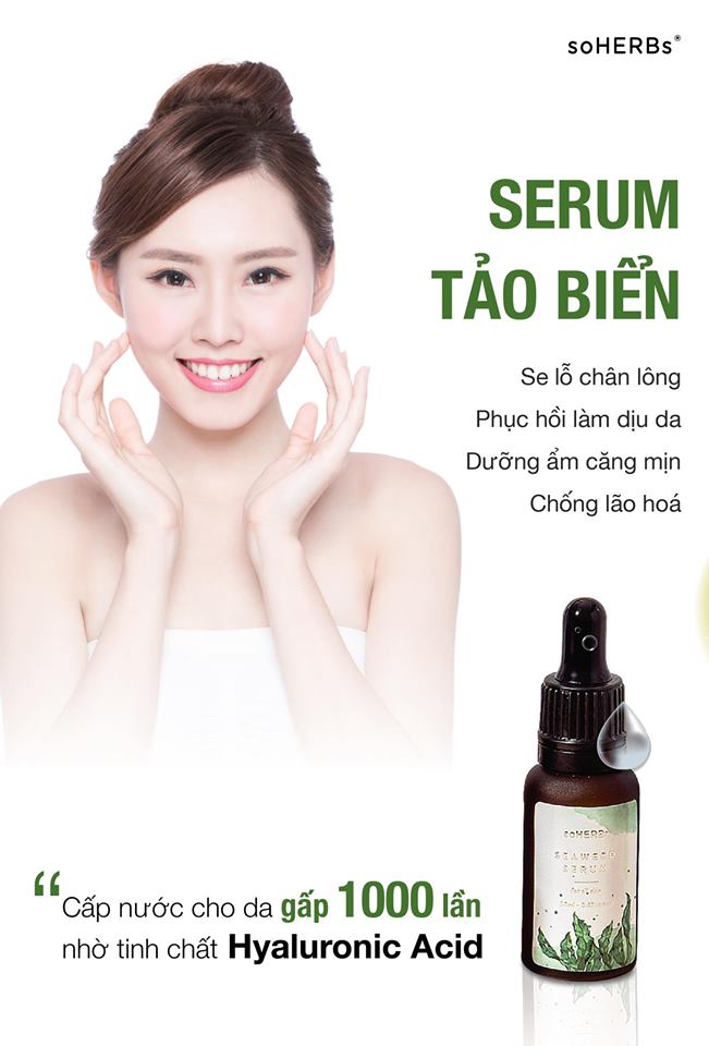 soHERBs Seaweed Serum - Tảo Biển