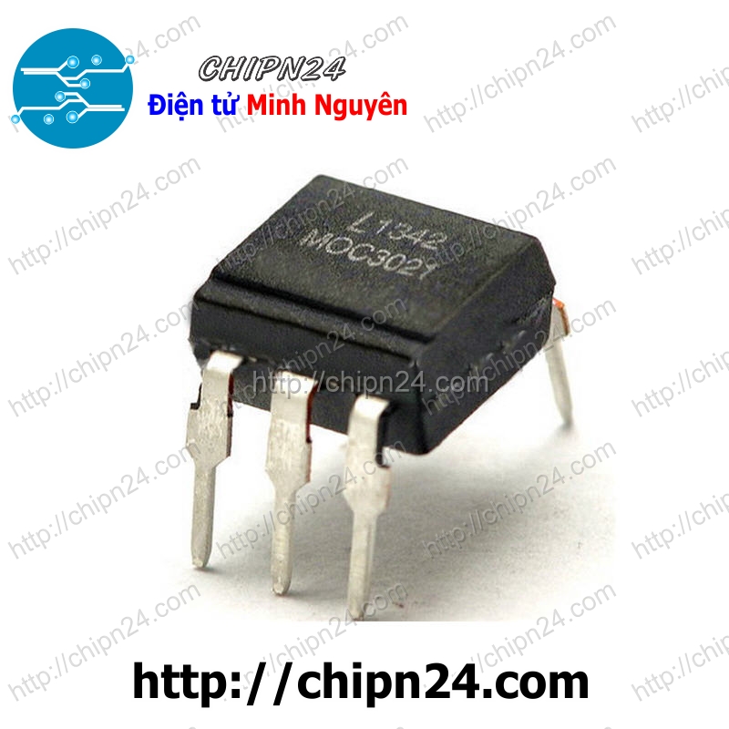 [2 con] (DIP) Opto MOC3021 DIP-6 ĐEN (3021)