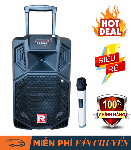 [HCM]LOA KÉO DI ĐỘNG RONAMAX V8 - 2 TẤC - CHƠI NHẠC CỰC HAY KARAOKE CỰC ĐÃ