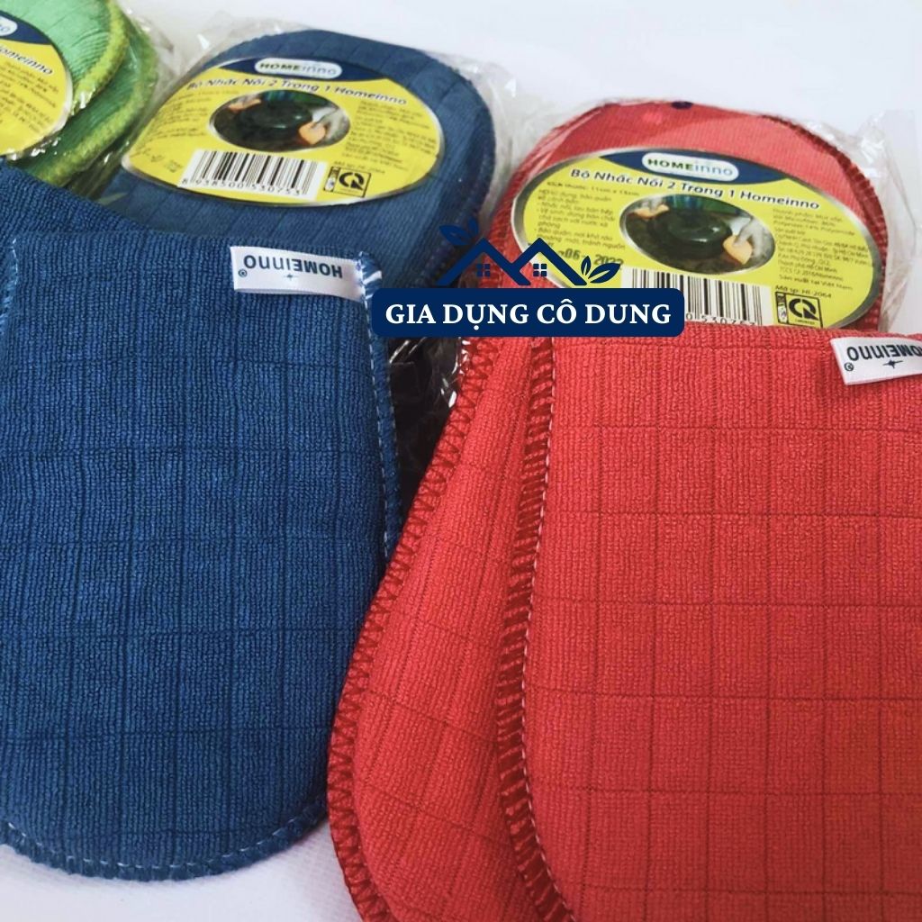 Cặp Nhấc Nồi Vải Microfiber Cao Cấp 2 Trong 1 Homeinno