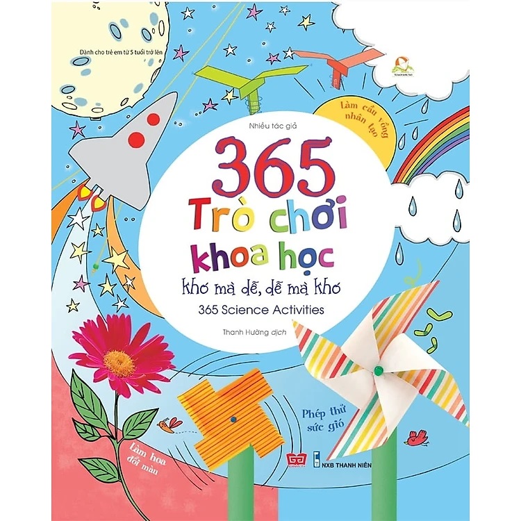 365 trò chơi khoa học khó mà dễ dễ mà khó-bìa mềm