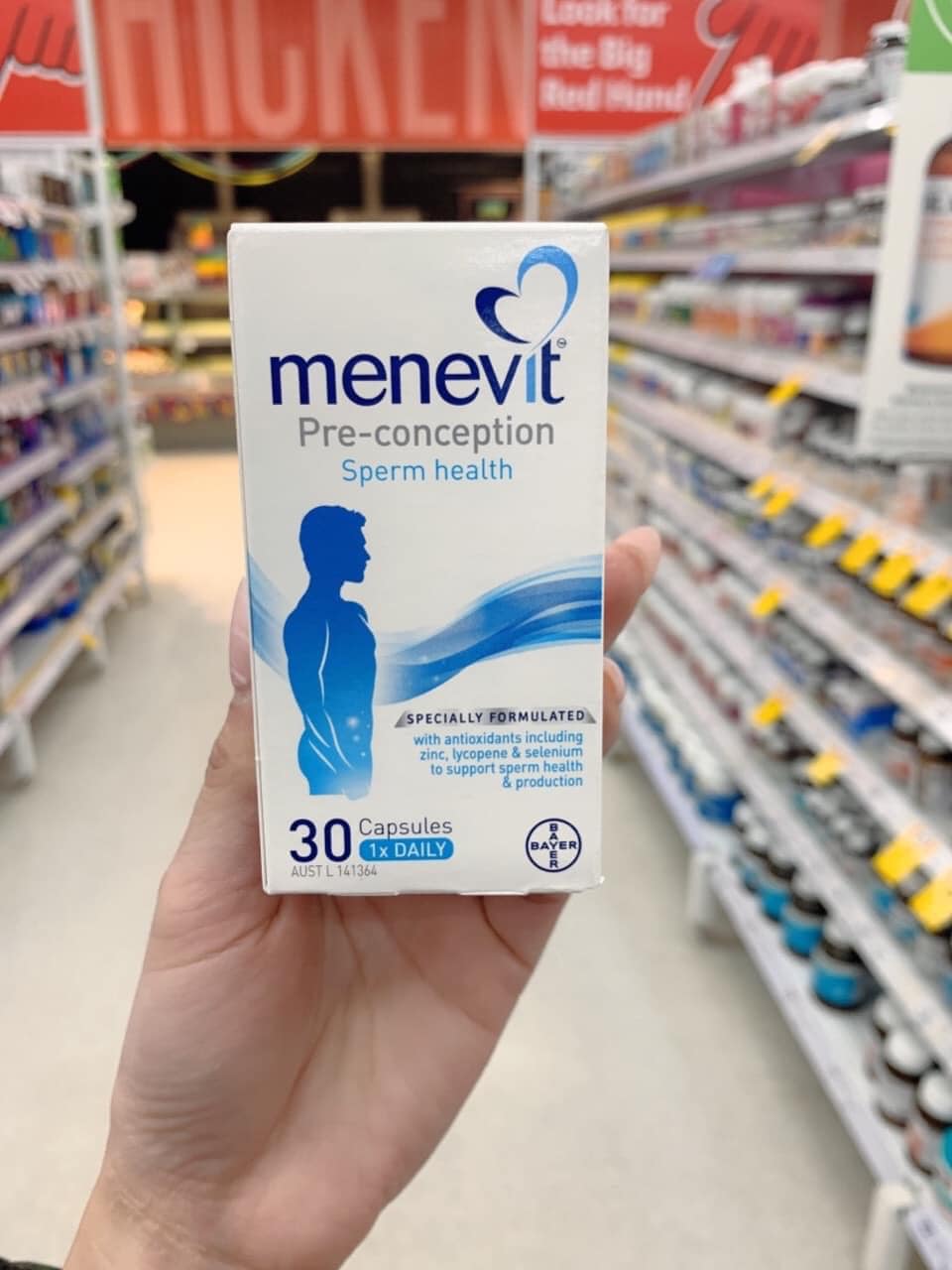 Menevit Pre-Conception Sperm Health 30 viên