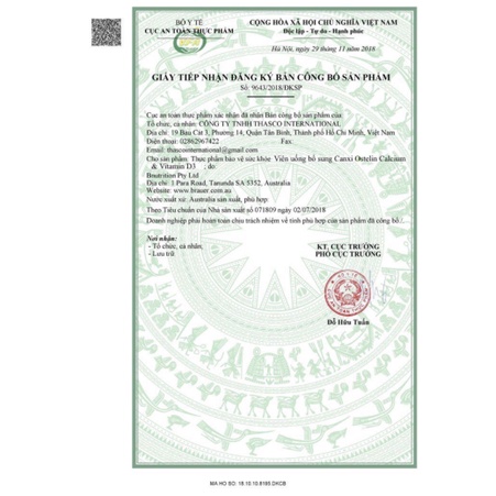Viên bổ xung canxi Ostelin
