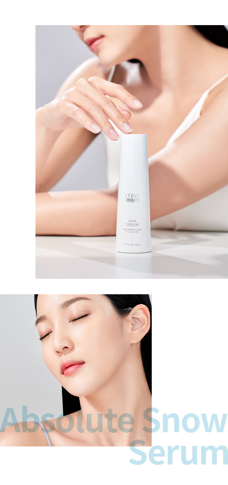 Tinh chất Serum dưỡng da Atomy Absolute Snow Serum MỚI