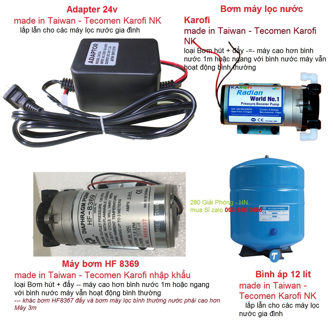 Nguồn Adapter 24v máy lọc nước RO