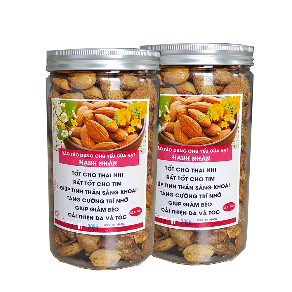 [HCM]1kg Hạnh nhân rang bơ loại còn vỏ