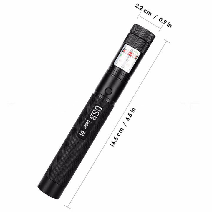 Bút laser 303 chân sạc usb cao cấp