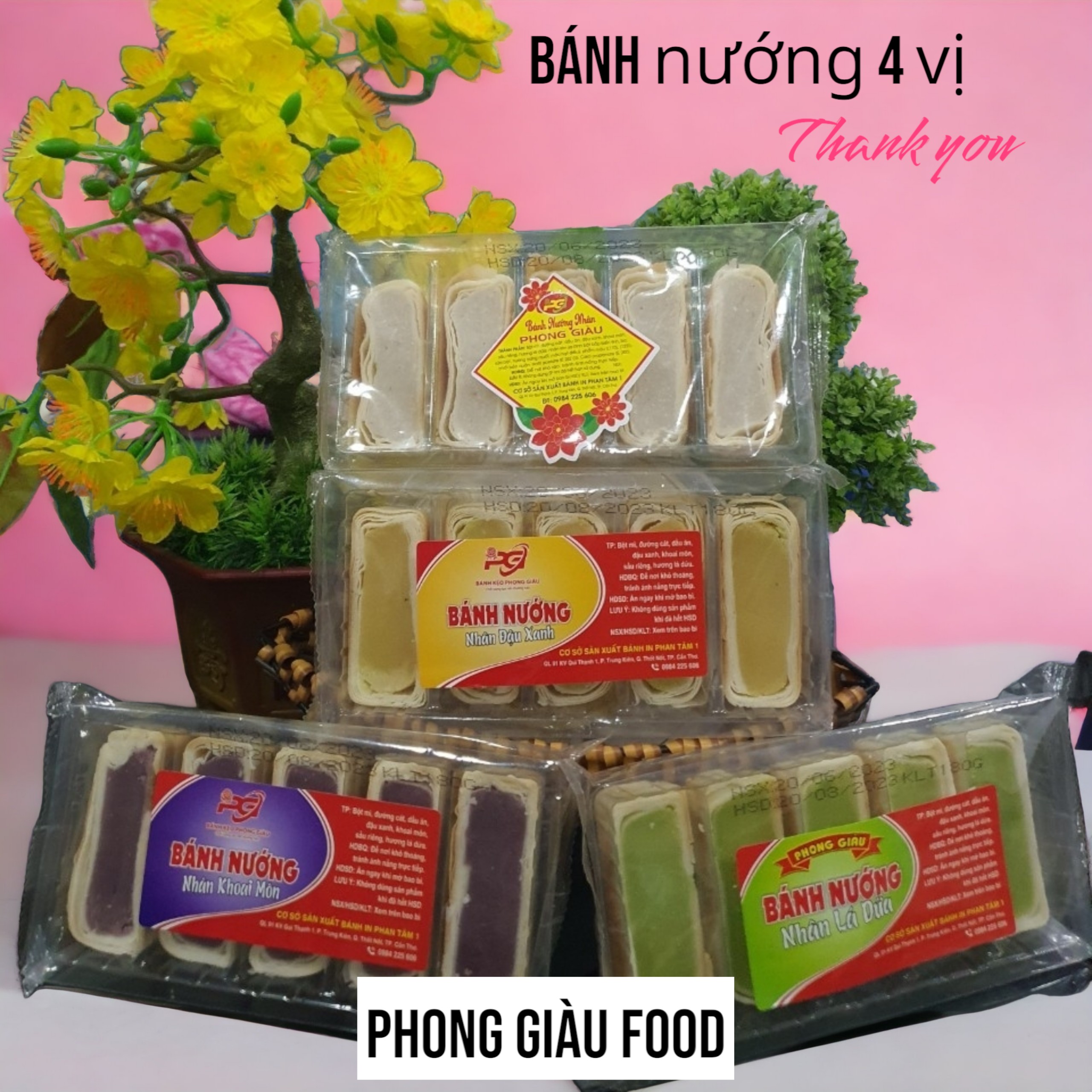 BÁNH NƯỚNG 4 MÙI (PHONG GIÀU FOOD)
