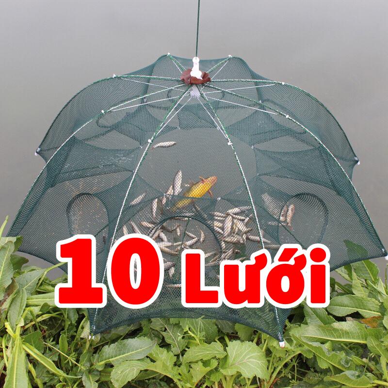 Combo 10 Chiếc Lưới Đánh Bắt Cá Bát Quái - 8 Cửa Cao cấp [ Giá Siêu Rẻ ]