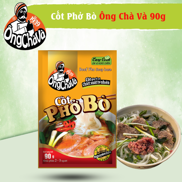 Ong cha va beef pho soup base 90g