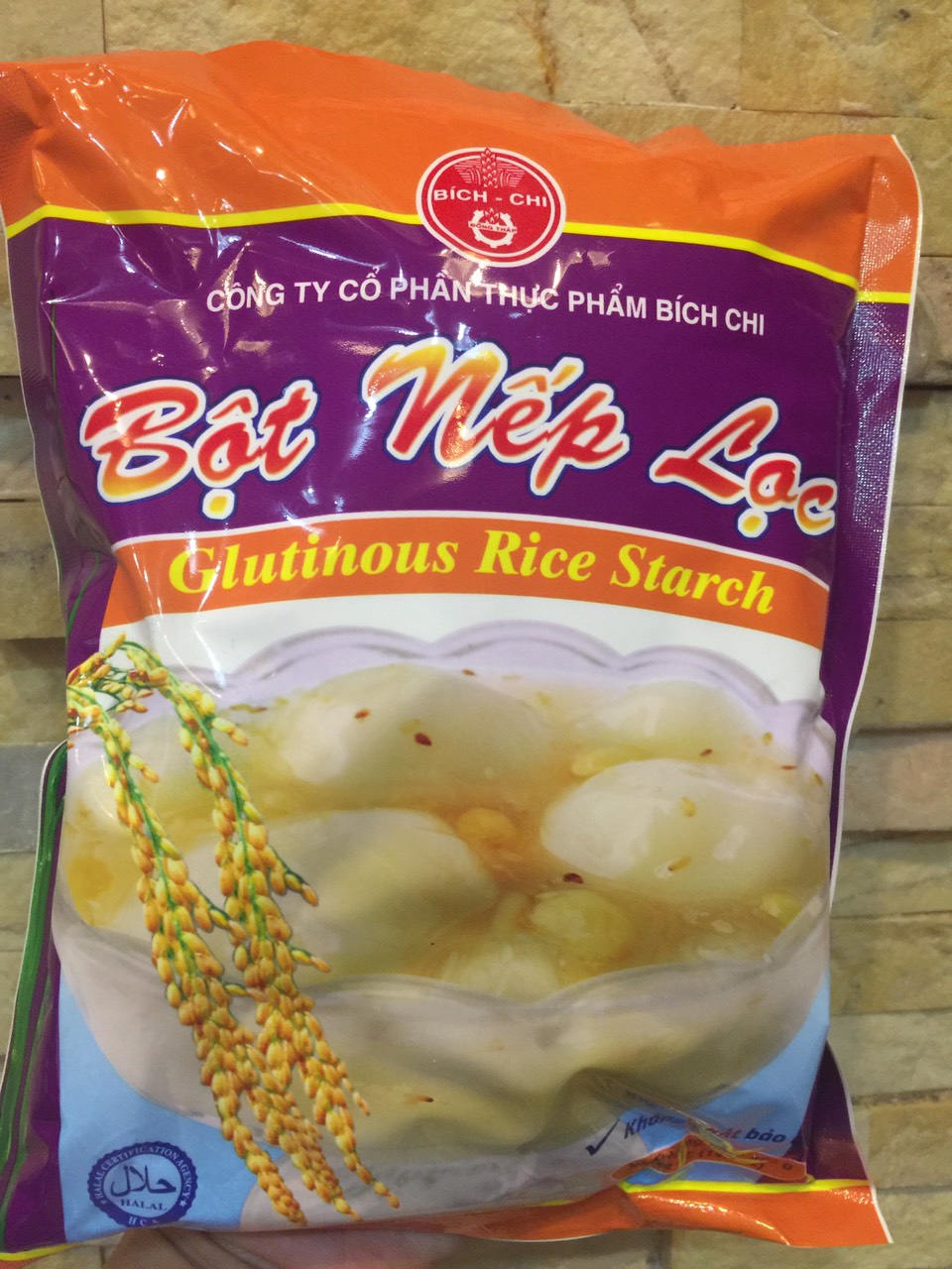 BỘT NẾP LỌC BÍCH CHI GÓI 400 GRAM