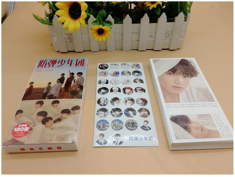 Postcard BTS (30 Postcard + 30 Lomo + 120 Hình Dán)
