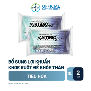 Bộ 2 Thực Phẩm Bảo Vệ Sức Khoẻ Bổ Sung Lợi Khuẩn Antibio Pro 10 Gói (1G Gói) thumbnail