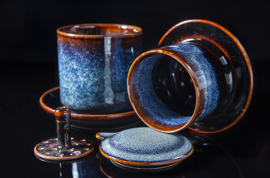 BLUE VIETNAMESE COFFEE FILTER