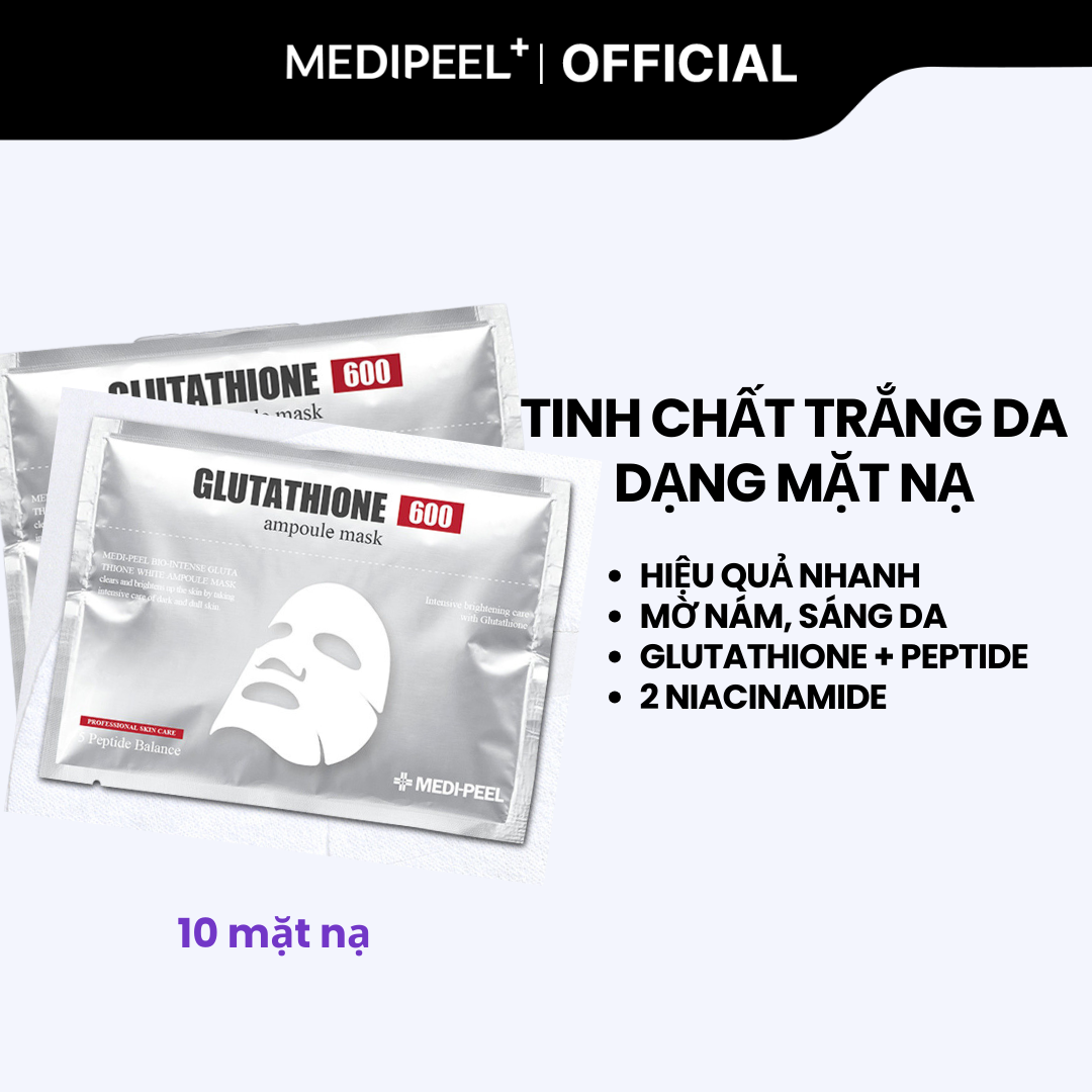 [MEDIPEEL Official] BIO-INTENSE GLUTATHIONE WHITE AMPOULE MASK
