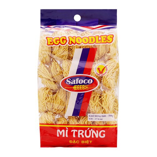 500gr Mì Trứng Thượng Hạng Sợi Nhỏ Safoco