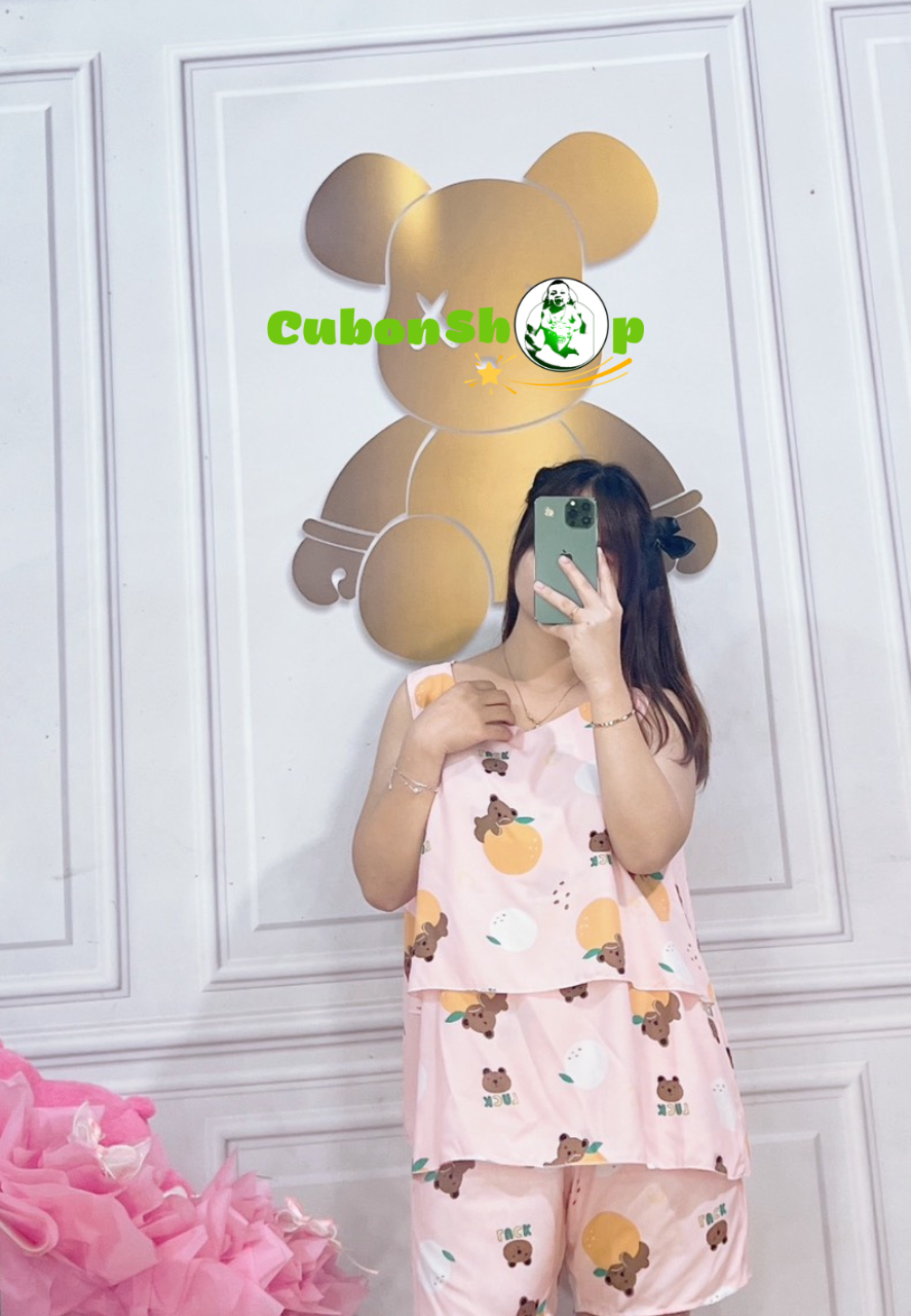 (45 - 90kg )Bộ Lanh Lụa Bầu kiểu đùi 2 Tầng siêu mát cho mùa nóng