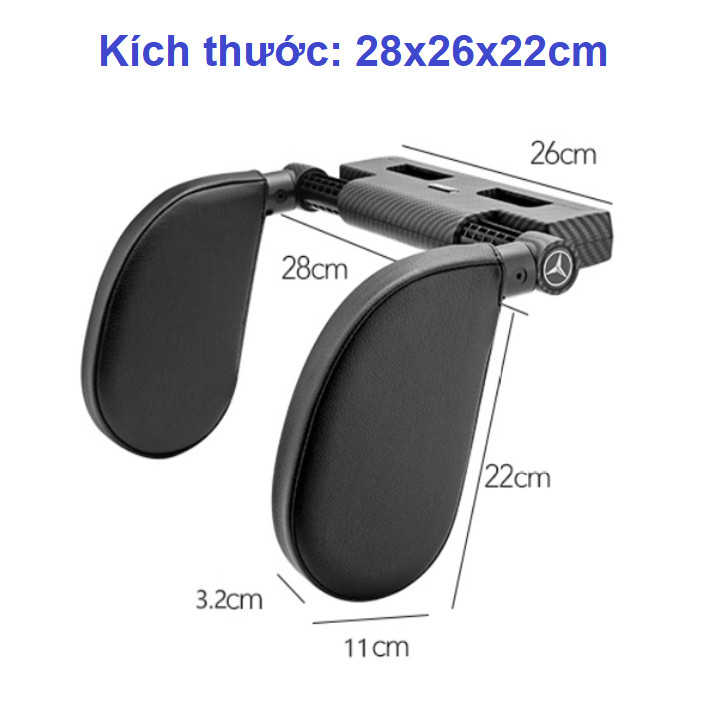 Gối tựa đầu cao cấp chống mỏi cổ khi ngủ trên xe ô tô, xe hơi, Gối đệm tựa giảm stress cao cấp trên ô tô, xe hơi A05 - Bảo hành 6 tháng