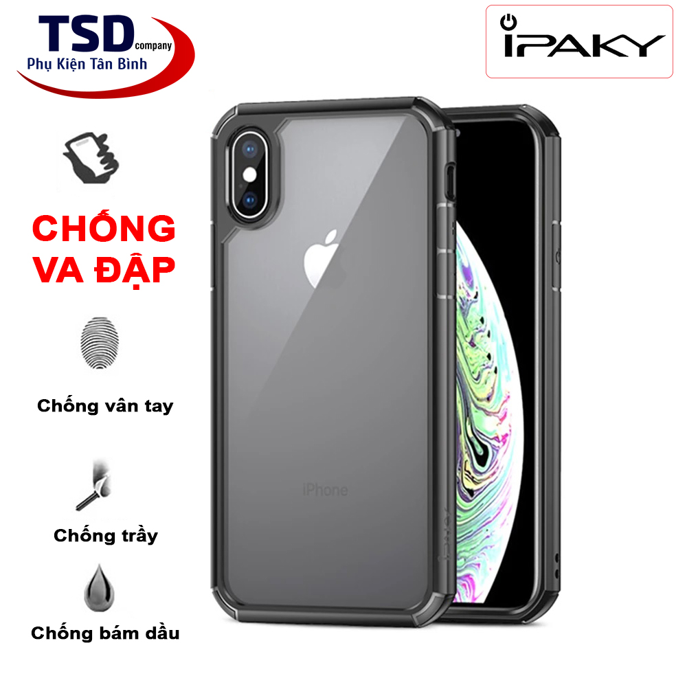 Ốp Lưng iPhone X, iPhone XS, iPhone XS MAXChống Sốc Hiệu iPaky