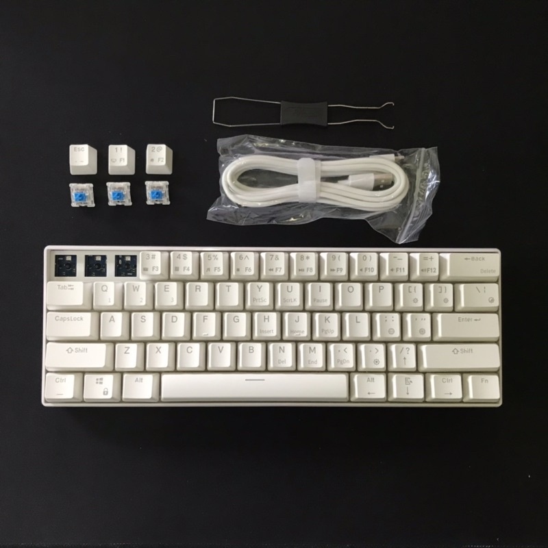 ✵ RK61 RGB HOTSWAP - Bàn Phím Cơ không dây Royal Kludge RK61 RGB kết nối 3 chế độ