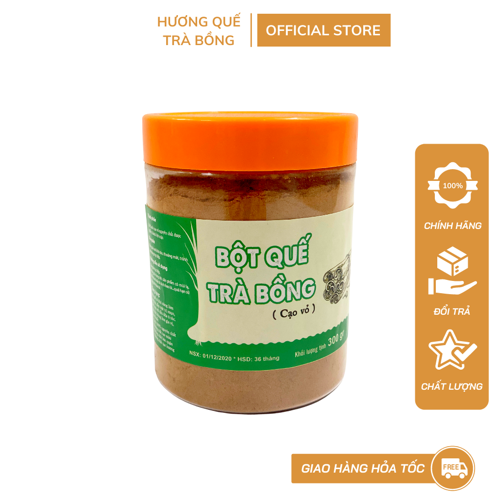 Bột Quế Trà Bồng Nguyên Chất 300Gram