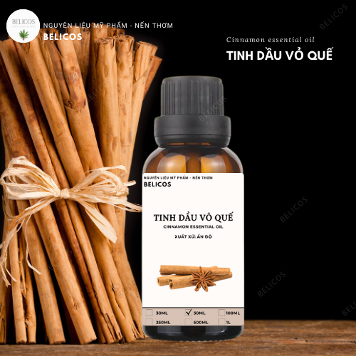 [HCM]Tinh dầu Vỏ Quế Ấn Độ nguyên chất