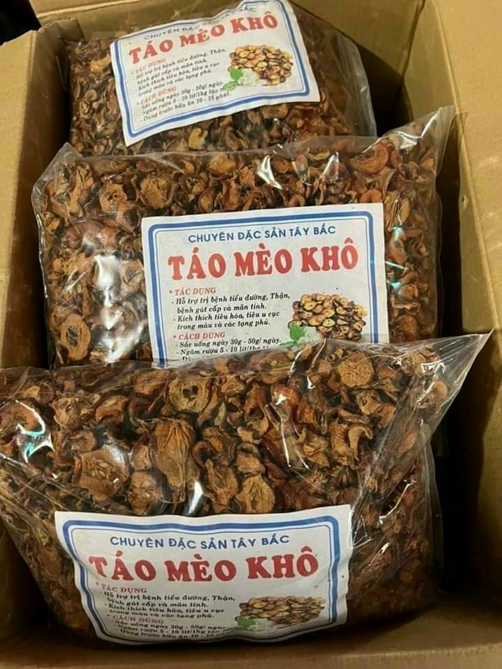 1Kg táo mèo khô