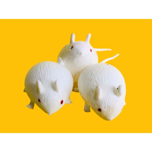 Squishy Chuột Đồ chơi Gudetama bóp trút giận con chuột đen ghớm ghiếc