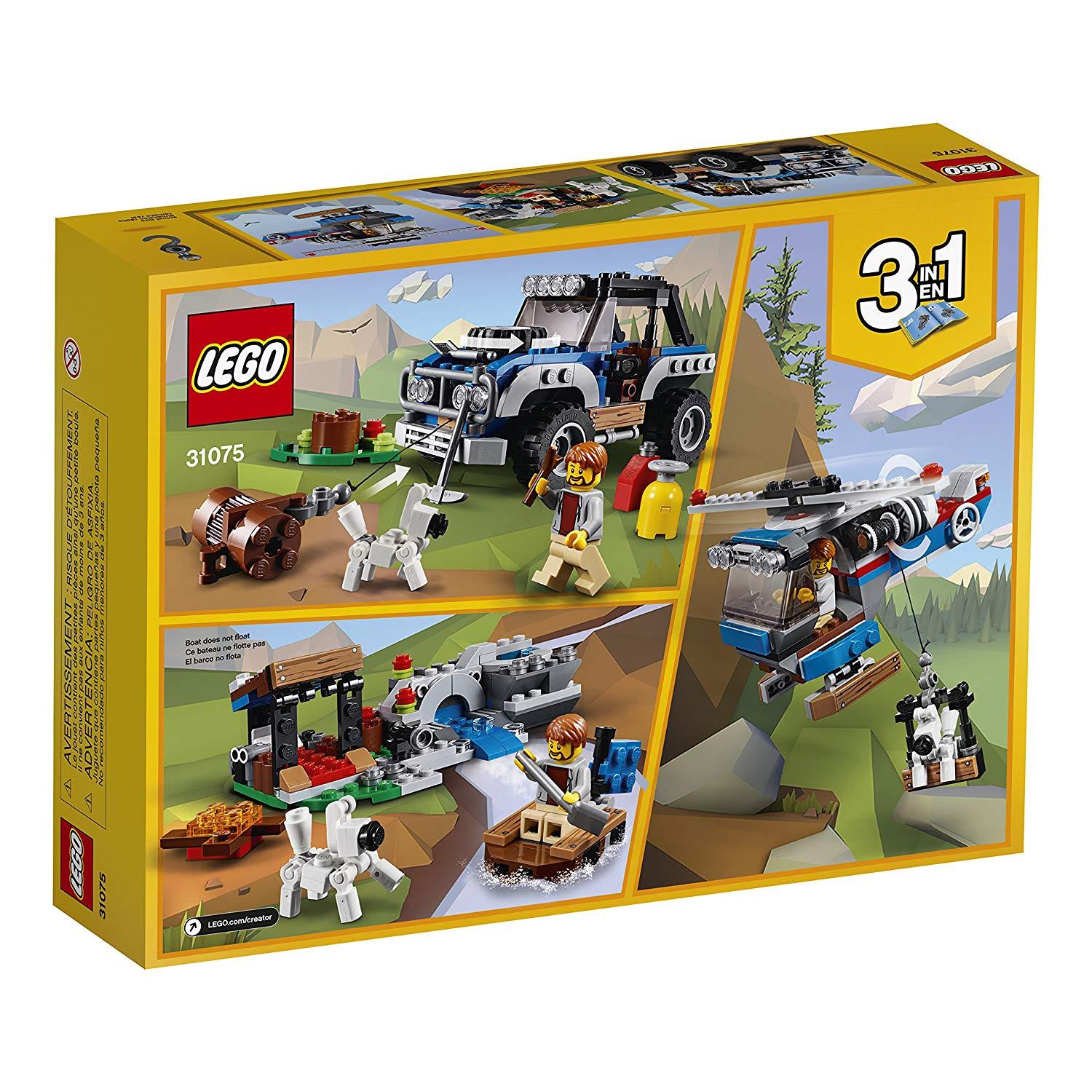 LEGO CREATOR 31075 - Xe thám hiểm địa hình (3 in 1)