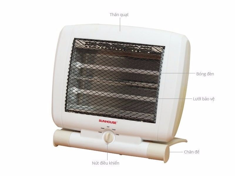 Đèn sưởi hồng ngoại Sunhouse SHD7010