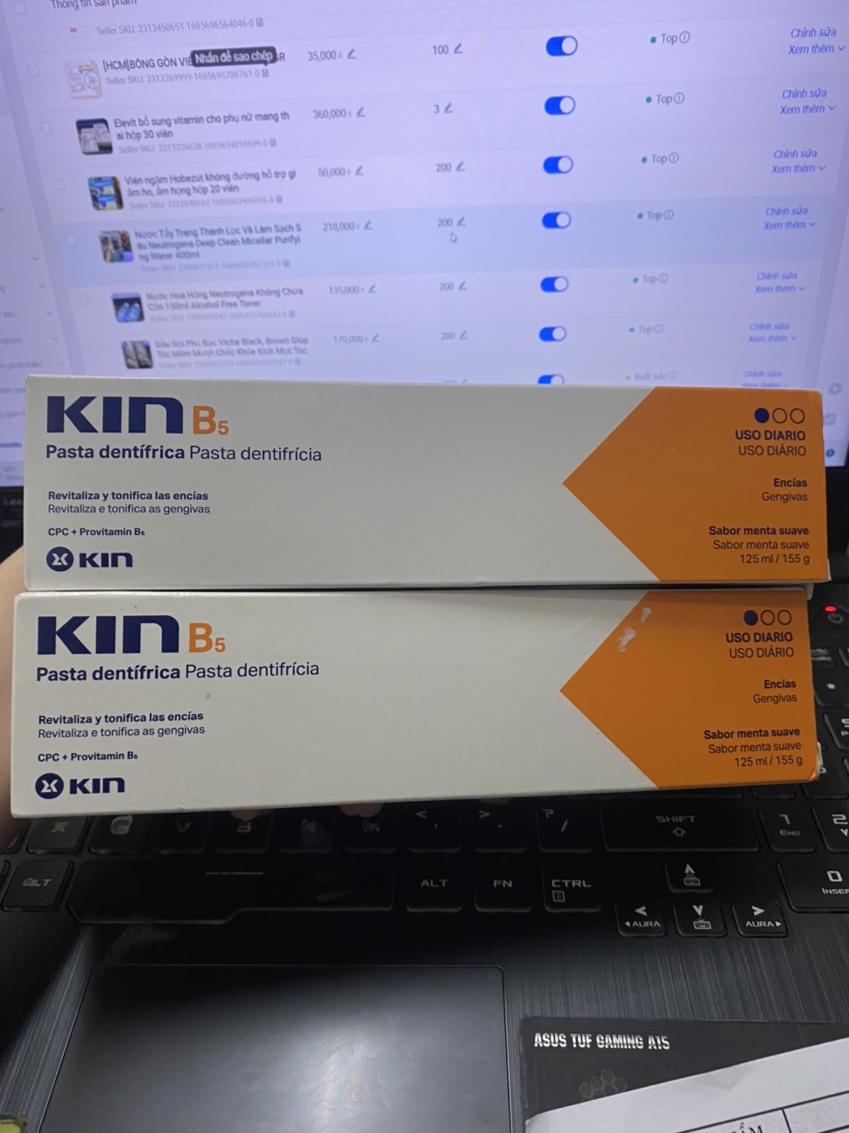 Kem đánh răng hằng ngày KIN B5
