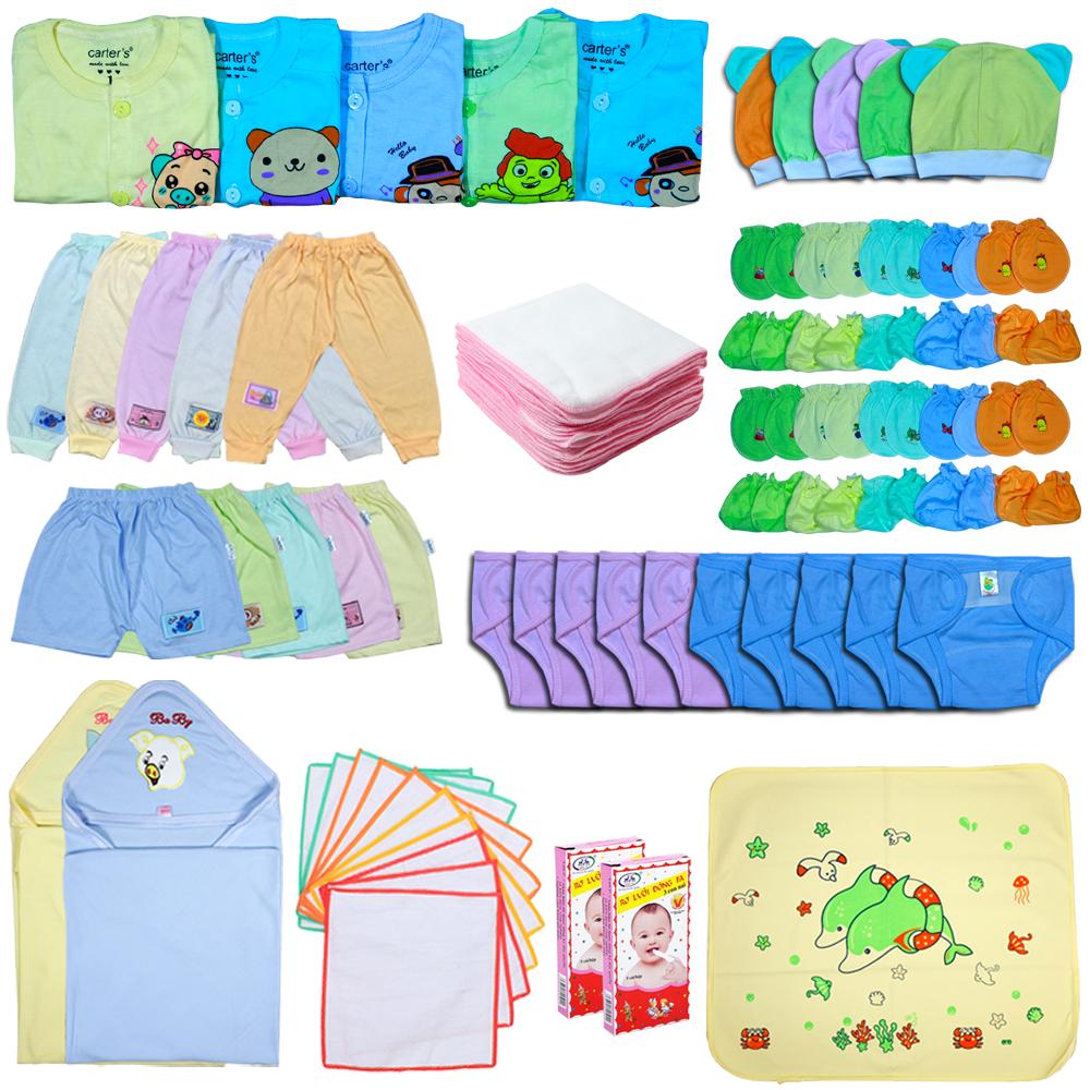 Bộ 83 Đồ Dùng Đi Sinh Cho Mẹ Dùng Cho Bé Sơ Sinh từ 2-6kg ( ảnh thật) 83ACMKS - KIBA.shop ( đồ cho trẻ sơ sinh )