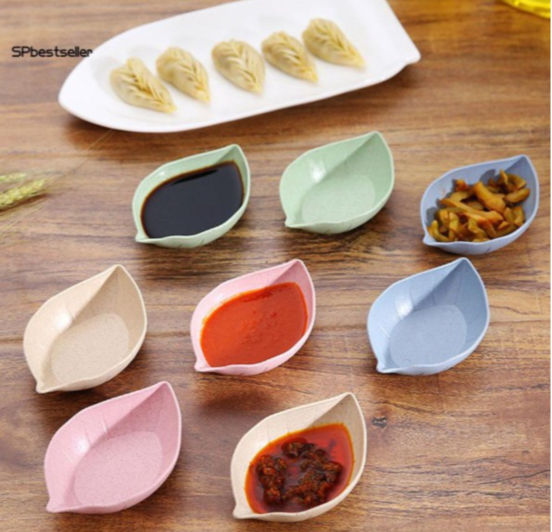Combo 2 Chén Leaf đựng gia vị lúa mạch - giao màu ngẫu nhiên (mua tại ptptshop)