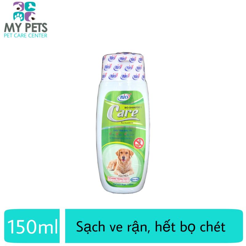 Sữa tắm cho chó diệt ve ghẻ rận tai cho chó mèo - Bio Care 150ml