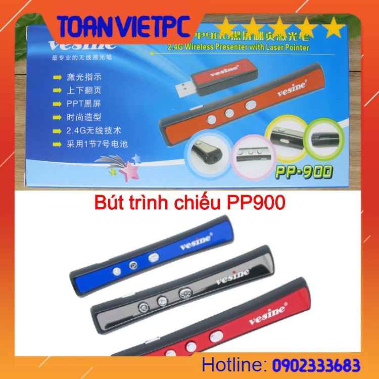 Bút trình chiếu vesine pp900 toanviet