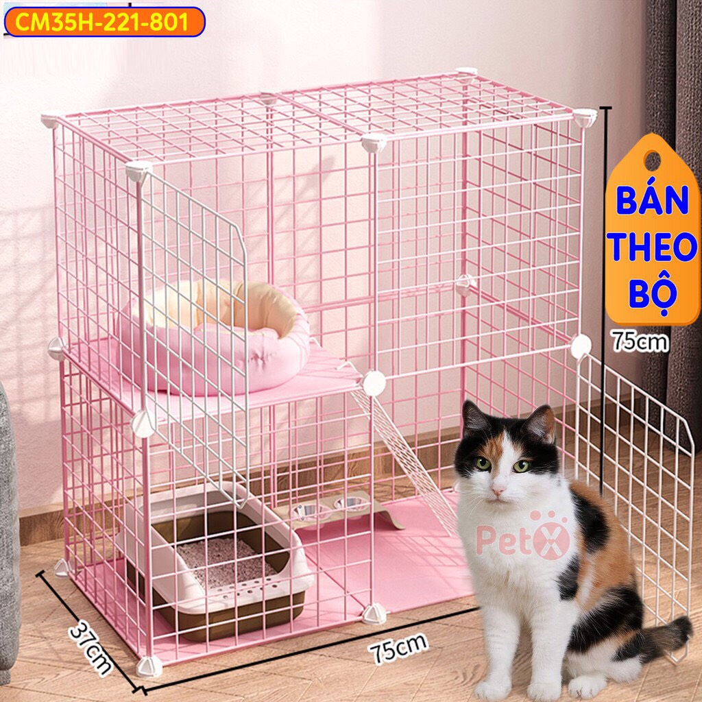 Combo Chuồng Mèo lắp ghép thông minh .