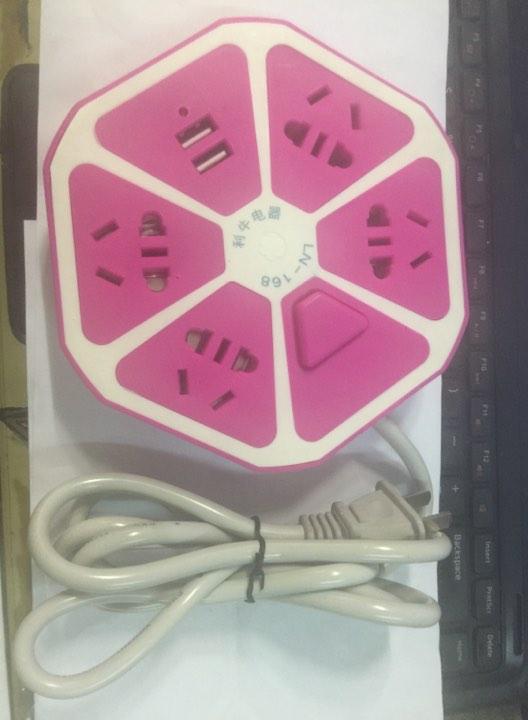 [HCM]Ổ Cắm ĐiệnTrái Cam 5 Lỗ Cắm 3 Chấu 2 Cổng USB