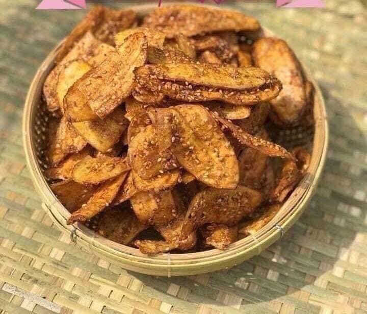 500G CHUỐI SẤY MÈ GỪNG